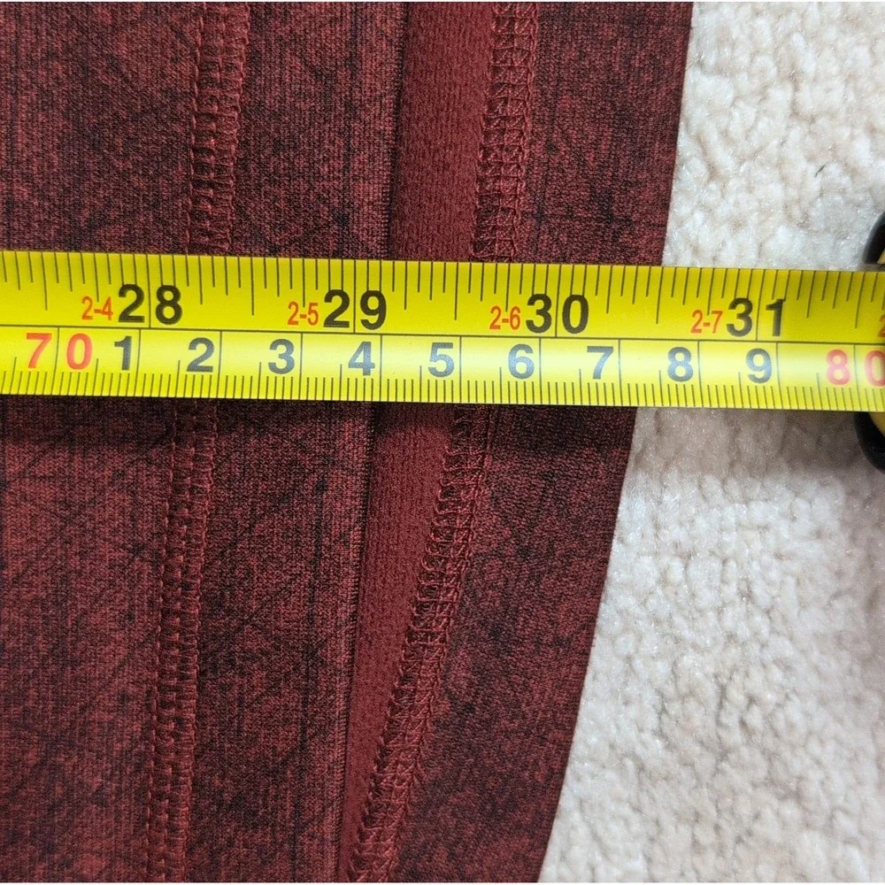 The North Face Performance Quarter Zip Fleece Jacket Mens XXL Burnt Orange